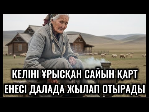 Видео: КЕЛІНІ ҚАРТ ЕНЕСІН ҰРЫСҚАН САЙЫН АПА ДАЛАДА ЖЫЛАП ОТЫРАДЫ.ЕНЕСІ ЖУАС.ТІРЛІКТІҢ БӘРІН ЖАСАЙДЫ ОБАЛ АЙ