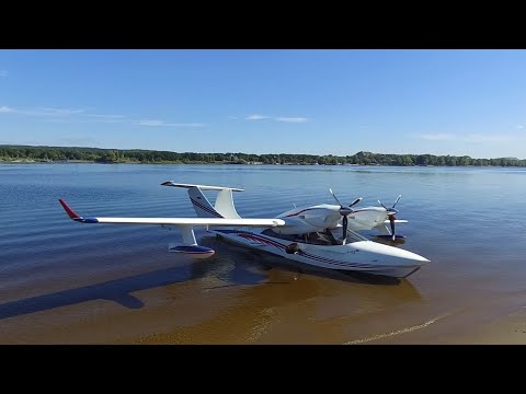 Видео: Самолёт-амфибия Л-65
