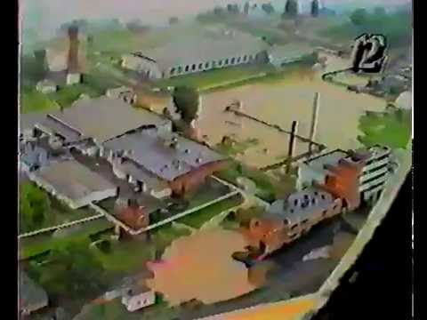 Видео: Наводнение в Нижнеудинске. Июль 1996.