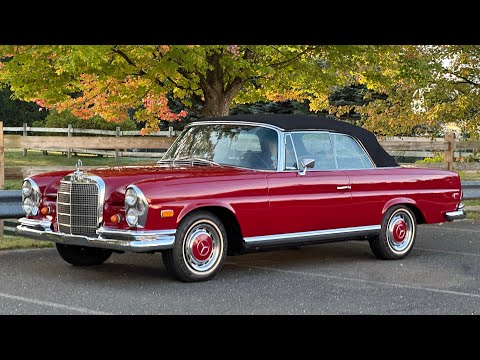 Видео: Mercedes-Benz 280SE 1969 года, автомобиль у 2 владельцев!!! Скоро на аукционах BringaTrailer!!! 1...