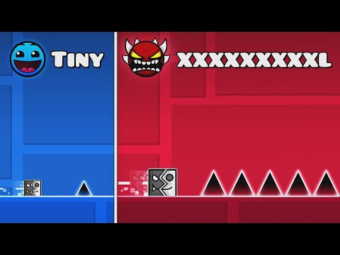 Видео: Самые КОРОТКИЕ vs ДЛИННЫЕ УРОВНИ в Geometry Dash