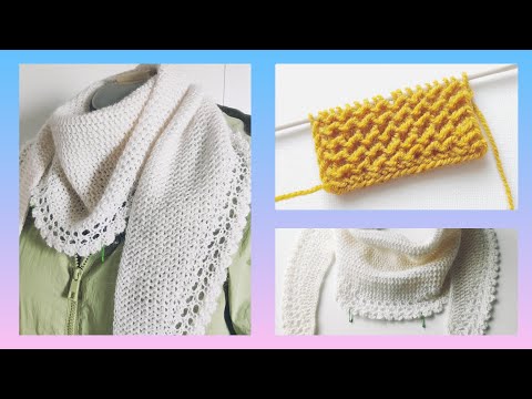 Видео: Простейший двухсторонний узор.👍🧶/ Узор для бактуса, косынки/‼️ Узор из 1 ряда