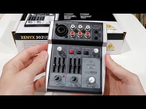 Видео: Микшерный пульт Behringer XENYX 302 USB профилактика