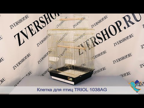 Видео: Клетка Triol для птиц 1038AG