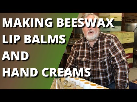 Видео: Изготовление бальзамов для губ и кремов для рук из пчелиного воска