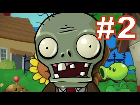 Видео: Plants vs Zombies - Прохождение с Андромаликом - 1. Глава День, часть 2 (Стим)