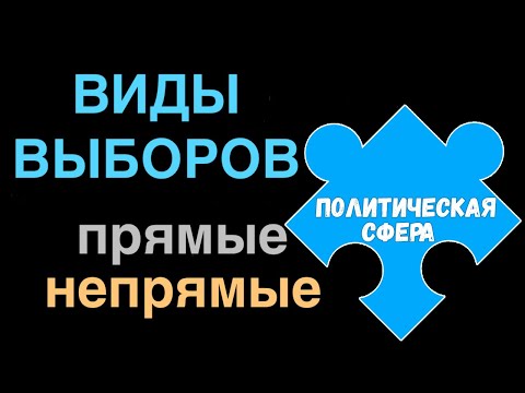 Видео: ЕГЭ обществознание | ВЫБОРЫ виды выборов прямые и непрямые | Подготовка ЕГЭ Обществознание кратко |