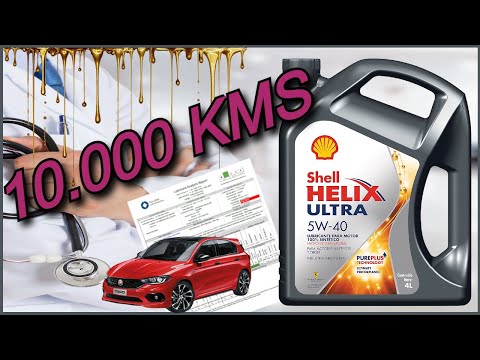 Видео: Как стареет Shell Helix Ultra 5w40 после 10 000 км эксплуатации? [Анализ ИСПОЛЬЗОВАННОГО МАСЛА]