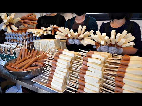 Видео: так вкусно!! «Сырный хот-дог», который продается по 2000 штук в день. / korean street food