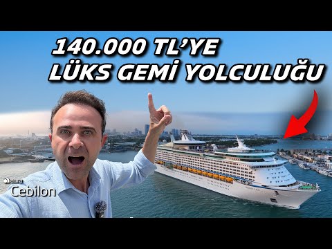 Видео: Средиземноморский тур начинается с 15-ЭТАЖНОГО РОСКОШНОГО КОРАБЛЯ за 140 000 TL!!!