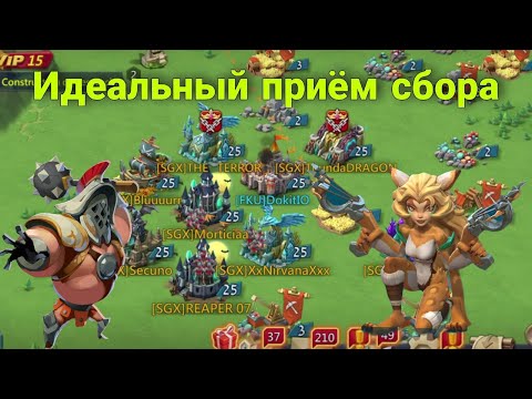 Видео: Lords Mobile - Первый раз принял сбор без гроба! Они пытались меня перехитрить. Ловушка для сборов