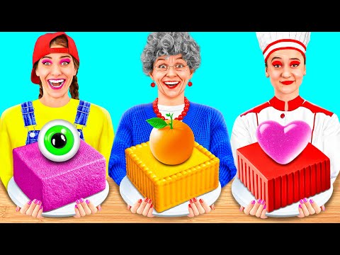 Видео: Кулинарный Челлендж: Я против Бабушки | Потрясающие Кулинарные Рецепты от TeenChallenge