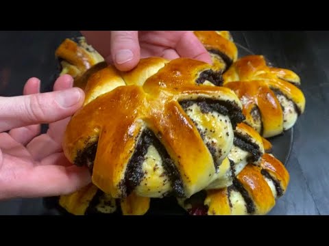 Видео: Традиционная выпечка на Маковея 🇺🇦 ТРОЙНАЯ НАЧИНКА Самое вкусное сочетание 💯 Тесто как ПУХ