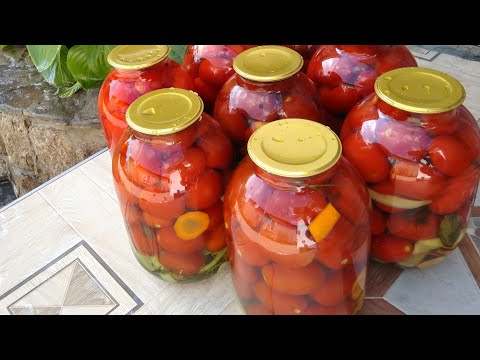 Видео: Маринованные помидоры на зиму без стерилизации.🧄 Обалденно вкусные помидоры на зиму🍅