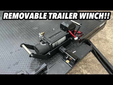 Видео: Строим СЪЕМНУЮ лебедку для автомобильного прицепа!