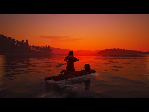 Видео: SCUM. На маленьком плоту.