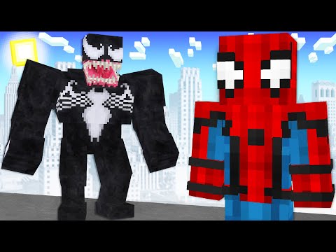 Видео: ЧЕЛОВЕК ПАУК И ВЕНОМ В MINECRAFT BEDROCK