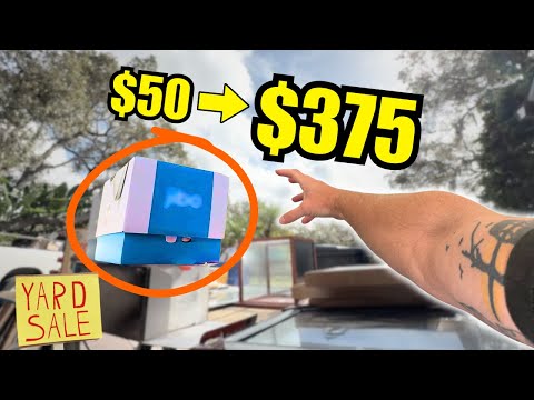 Видео: Я заплатил 50 долларов на распродаже во дворе… Продал за 375 долларов на eBay!