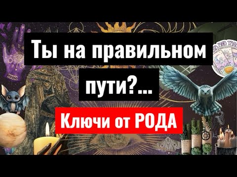 Видео: Ты на правильном пути? Ключи от РОДА 
