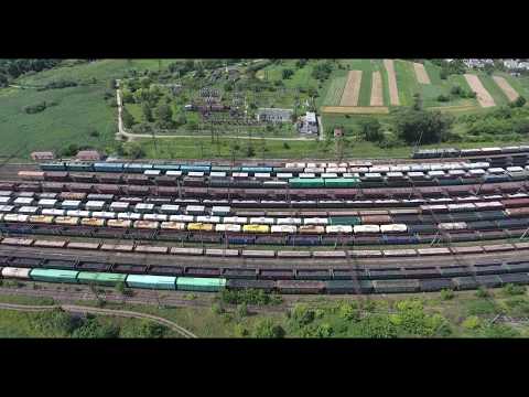 Видео: Станція Здолбунів з повітря