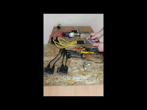 Видео: Сравнение высоковольтных проводов/бронепроводов/ #Shorts