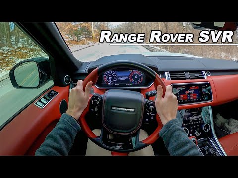 Видео: За рулём Range Rover SVR мощностью 575 л.с. — этот брутальный V8 звучит просто нереально (бинаура...