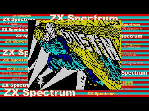 Видео: Retro gaming - игра квест Dustin / на платформе ZX Spectrum