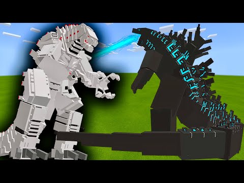 Видео: ГОДЗИЛЛА против МЕХАГОДЗИЛЛЫ в МАЙНКРАФТ Конг против Годзиллы майнкрафт