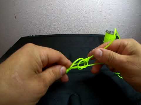 Видео: Как привязать поводок к основной леске. Простой и надёжный способ