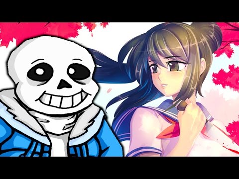 Видео: BAD TIME ДЛЯ ЯНДЕРЕ - ЧАН! - YANDERETALE [Undertale + Yandere Simulator]