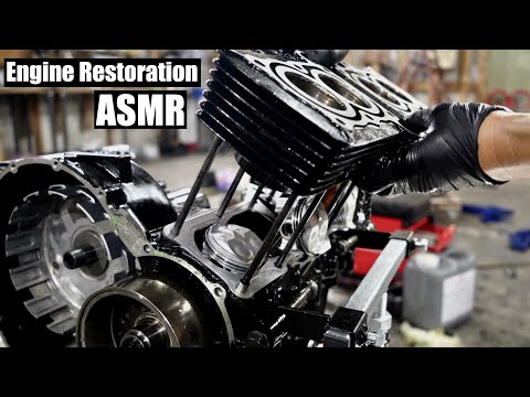 Видео: ASMR｜Успокаивающий звук инструментов, используемых при восстановлении двигателя. ｜ХОНДА CB400