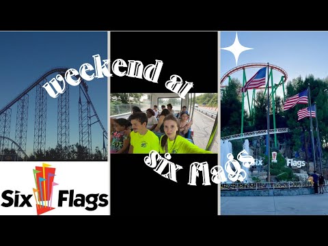 Видео: Парк аттракционов в Америке🇺🇸— Six Flags за 48 часов!