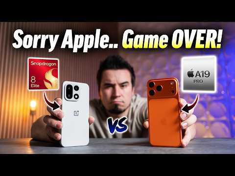 Видео: OnePlus 15 против iPhone 17 Pro Max — ОГО, ЭТО БЫСТРО!