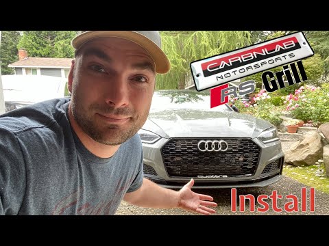 Видео: Как установить решетку CarbnLab RS на ваш Audi B9 S5