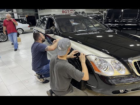 Видео: Maybach S62 Zeppelin - глобальный ремонт, реставрация