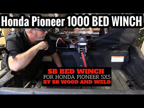 Видео: Лебедка для кровати Honda Pioneer от SB WOOD AND WELD