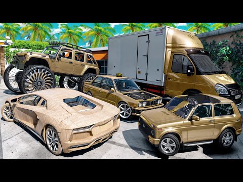 Видео: УГНАЛ КУЧУ ЗОЛОТЫХ ЧИТ ТАЧЕК И ОГРОМНЫЙ МОНСТР ТРАК У МАЖОРА ЗА 180 СЕК! БИТВА ВОРОВ В ГТА 5 ОНЛАЙН!