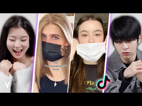 Видео: Корейцы впервые реагируют на TikTok «Я МАСКА РЫБАЛКА?» | Y