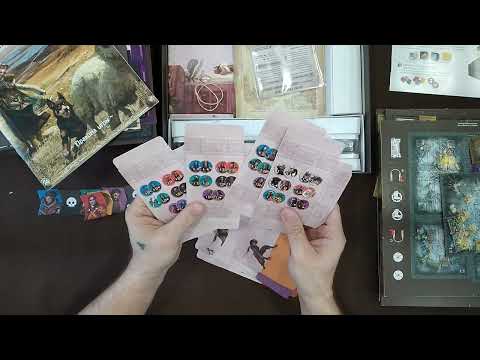Видео: "Fateforge. Хроники Каана" + "Битва бессмертных" Распаковка  настольной игры и дополнения