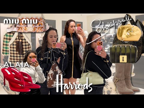Видео: Видеоблог о роскошном шопинге 2025 в HARRODS с участием Schiaparelli, Valentino, Balmain и других