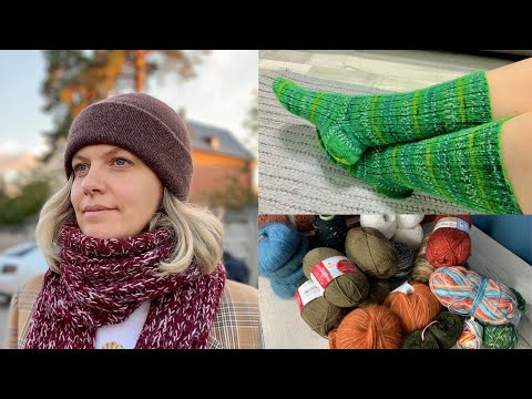 Видео: ВЯЗАЛЬНЫЙ ВЛОГ.. Впервые связала КАШЕМИРОВУЮ ШАПКУ. ВОСТОРГ! шикарные гольфы из новой пряжи