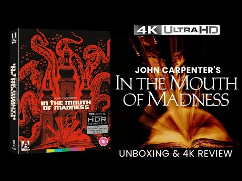 Видео: В Устах Безумия Стрела Видео 4K Bluray Коллекционное издание Распаковка и 4K Обзор.