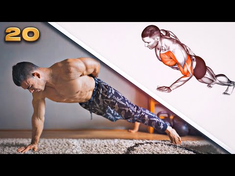 Видео: 20 Видов Отжиманий, которые прокачают тебя по полной!