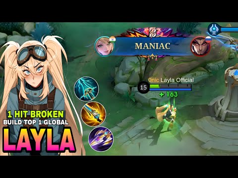 Видео: MANIAC LAYLA ЛУЧШАЯ СБОРКА 1 ШОТОМ ДЛЯ GOLD LANE 2025 (потрясающий урон) 😱