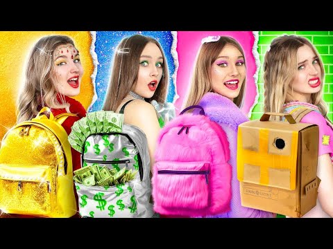 Видео: Бедная VS Богатая VS Миллионерша VS Нормальная Студентка || Как Стать Гига Богатой