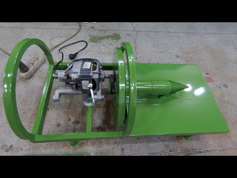 Видео: (Частина 6) Як каністра дровокол робив. (Part 6) Full cycle of screw log splitter production