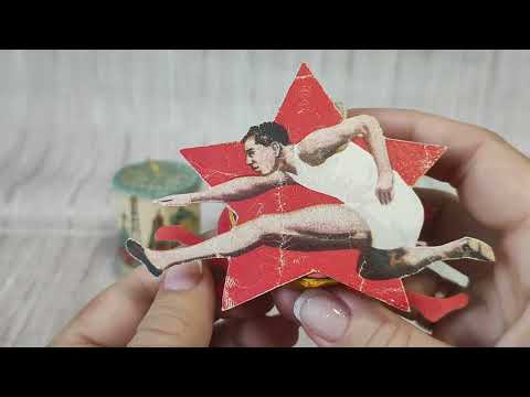 Видео: Редкие елочные игрушки 30-х г.