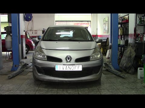Видео: Renault Clio K9K Выпал мотор и пропускает форсунка