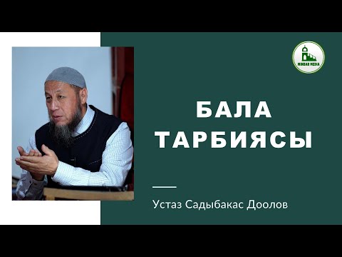 Видео: Садыбакас ажы Доолов. Аксы району Кызыл-Капчыгай айылы. Тема: БАЛА ТАРБИЯСЫ.