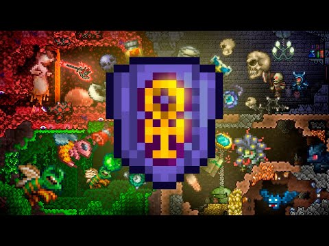 Видео: [Terraria] Создание Щита Анха с описанием всех нужных артефактов (Ankh Shield)